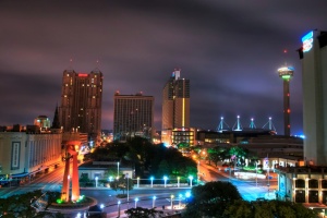 San Antonio skyline morning HDR - Version 2